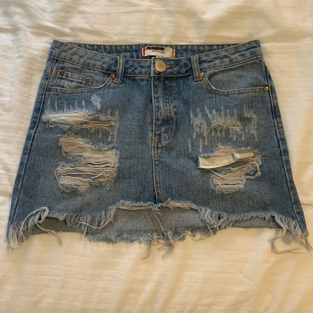 Blue demon skirt